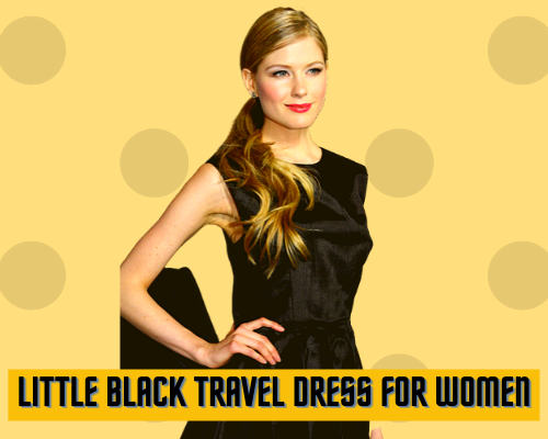 Little Black Travel Dress for women