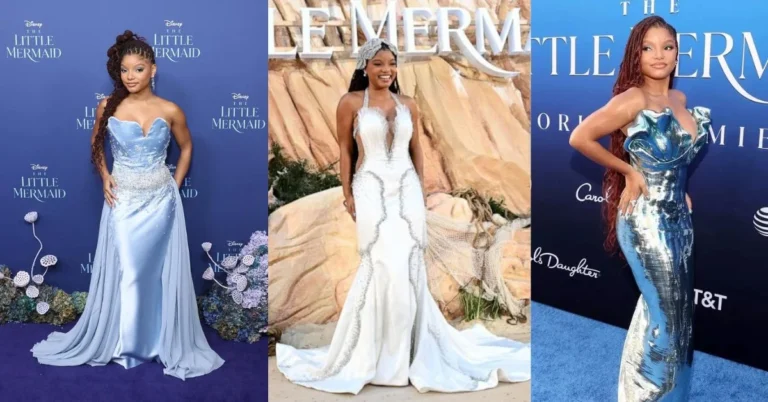Halle Bailey Dresses for Disney’s ‘The Little Mermaid’ Premiere Sets a Fashion Trend