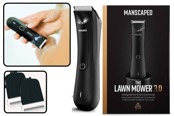 Electric Groin Hair Trimmer for Male, Rechargeable